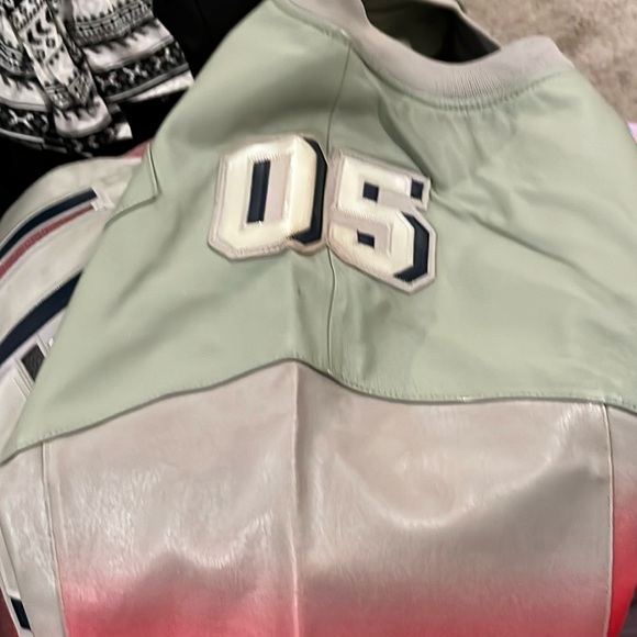 VINTAGE Rare FUBU Men’s Leather Jersey - Picture 6 of 10